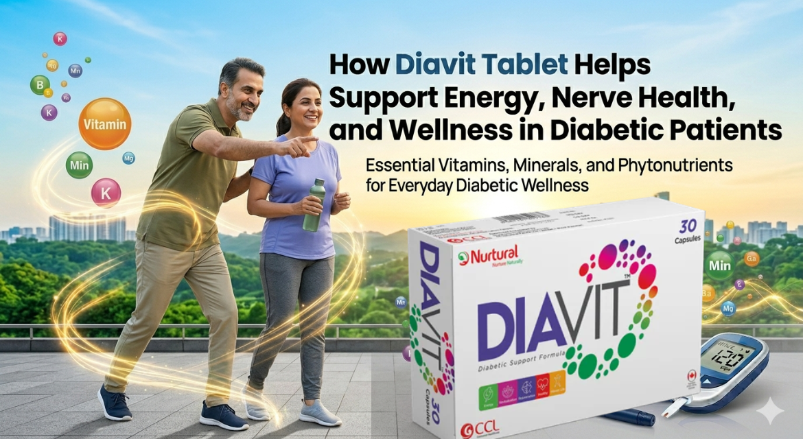 How Diavit Tablet Helps Support Energy, Nerve Health, and Wellness in Diabetic Patients
